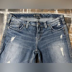 Silver Aiko bootcut jeans 32x33